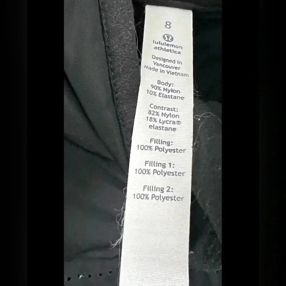 Lululemon Black Primaloft Vest W/Reflective Dots for night running Size 8 - Picture 3 of 3